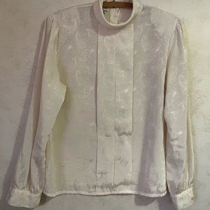 VINTAGE NICOLA BLOUSE: SIZE: 12